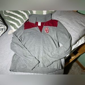 Oklahoma Sooners PINK Quarter Zip